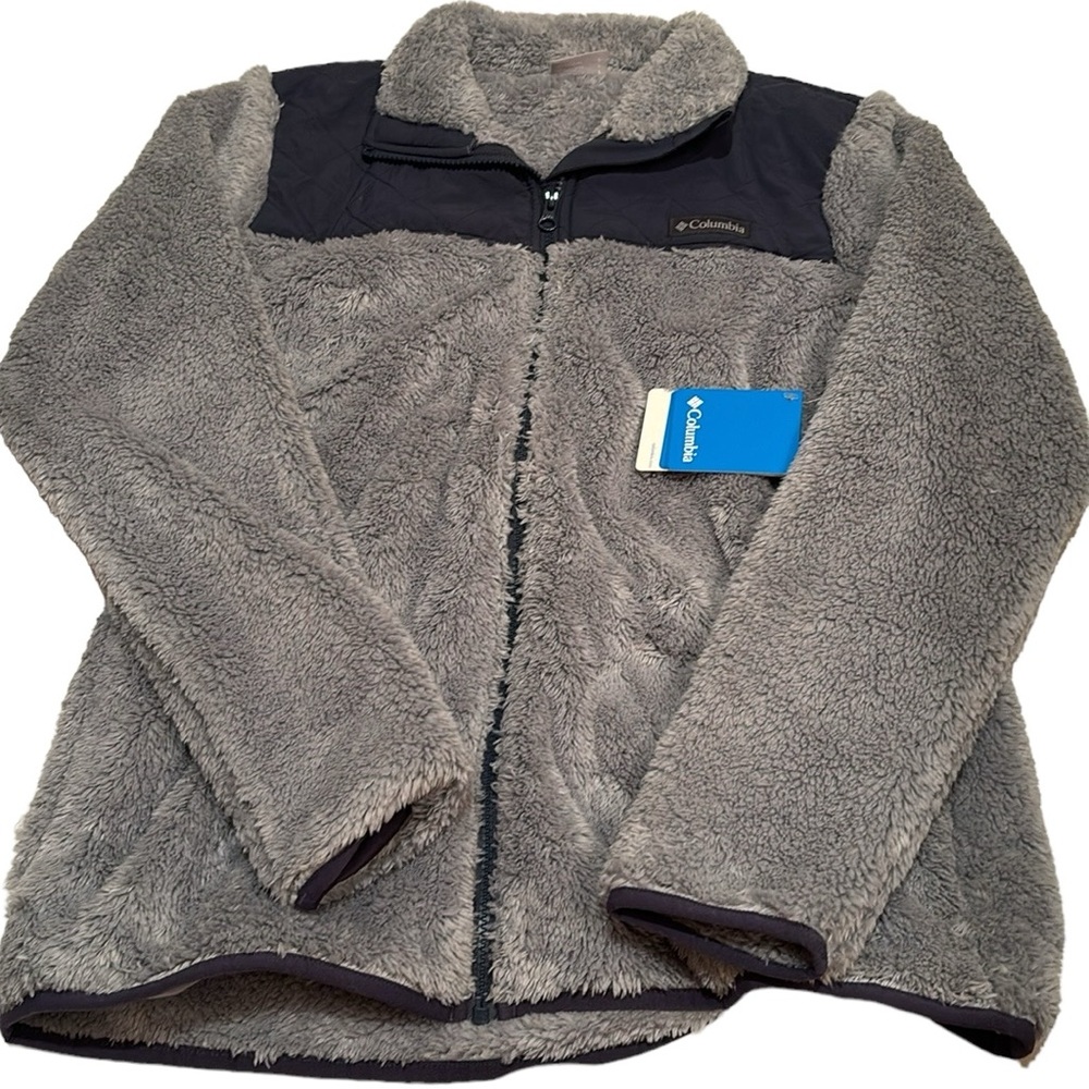 NWT COLUMBIA HAVENWOOD fleece, full zip cozy warm women’s large jacket coat